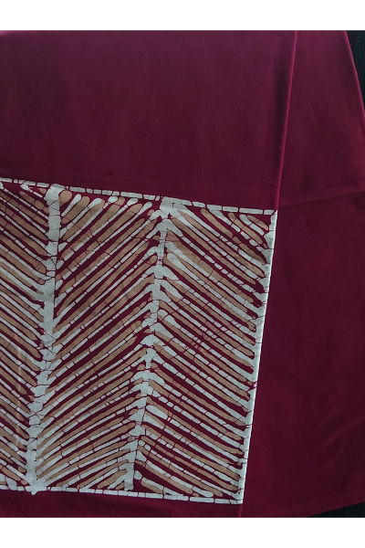 Batik Sarong - Red Leaf